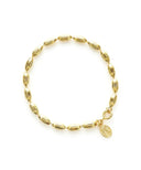 Candy Shop Vintage Jewelry Shiny Gold Candy Shop Vintage | Charleston Rice Bead Bracelet