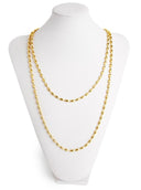 Candy Shop Vintage Jewelry Shiny Gold Candy Shop Vintage | Charleston Rice Bead Necklace