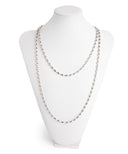 Candy Shop Vintage Jewelry Shiny Silver Candy Shop Vintage | Charleston Rice Bead Necklace