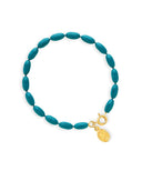 Candy Shop Vintage Jewelry Teal Candy Shop Vintage | Charleston Rice Bead Bracelet