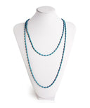 Candy Shop Vintage Jewelry Teal Candy Shop Vintage | Charleston Rice Bead Necklace