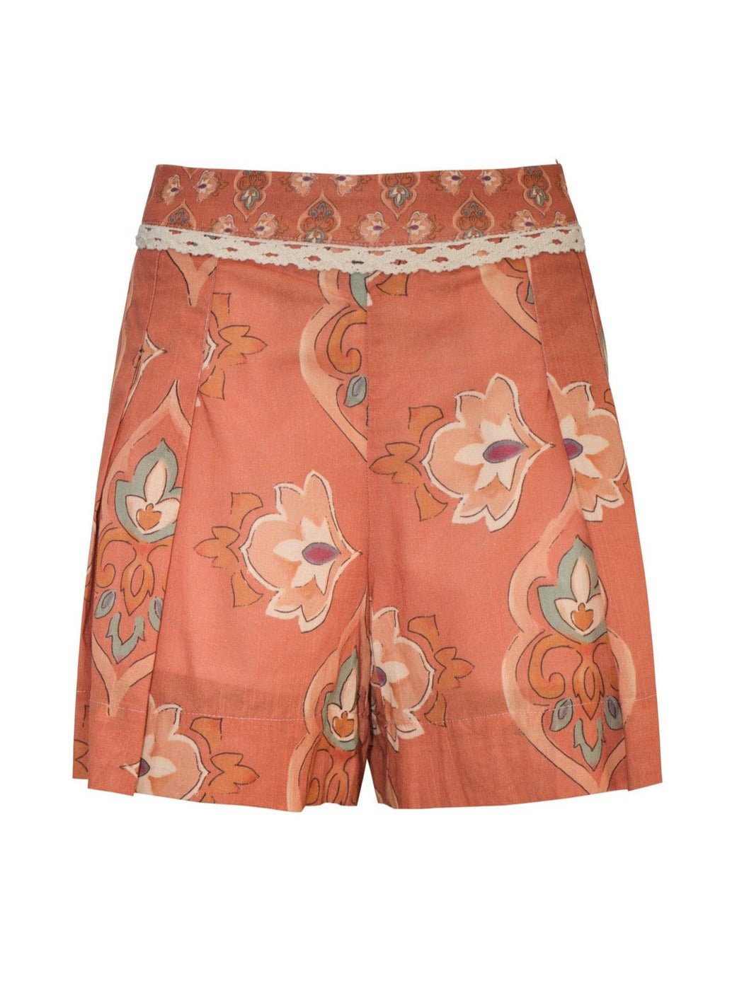 Dolce & Gabbana Orange Cotton Drawstring Capri Pants L Dolce