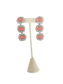 Sophia203 Jewelry Coral Sophia 203 Jewelry | Floral Gem Earrings