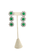 Sophia203 Jewelry Emerald Sophia 203 Jewelry | Floral Gem Earrings