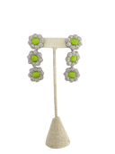 Sophia203 Jewelry Lime Sophia 203 Jewelry | Floral Gem Earrings