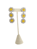 Sophia203 Jewelry Yellow Sophia 203 Jewelry | Floral Gem Earrings