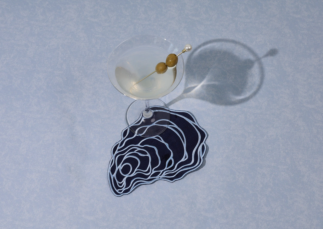 Oyster Linen Cocktail Napkins