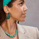 Turquoise Baroque Collar Necklace