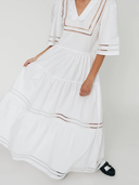 Cutout Tiered Maxi