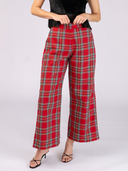 The Trudie Pant in Holiday Plaid