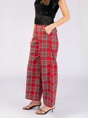 The Trudie Pant in Holiday Plaid
