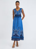 Drew Dress in Harbor Azure