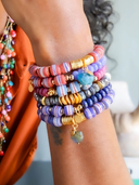 Kia Elastic Bracelet in Periwinkle