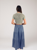 Crochet Polo Shirt in Fog