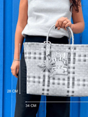 The Mermaid Medium Handbag in Light Blue