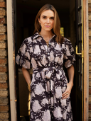 Lizzie Midi Dress in Ganache Floral
