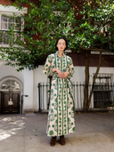 Marrakech Kaftan in Olive Marigold