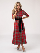 The Eloise Dress in Holiday Plaid