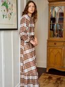 Saddle Skirt in Paris Plaid