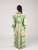 Clivia Braided V Gown in Multi