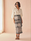 Sammi Midi Skirt in Nikita Oyster