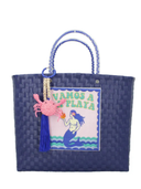 The Mermaid Medium Handbag in Blue