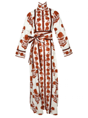 Marrakech Kaftan in Terracotta Marigold