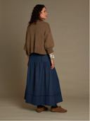 Edina Skirt in Indigo Twill