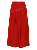 The Ines Skirt in Red