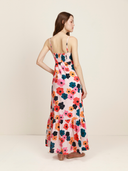 Elie Long Dress in Multi Flowers