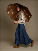 Edina Skirt in Indigo Twill