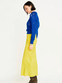 Méribel Pointelle Crewneck Sweater in Cobalt