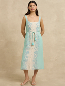 Paloma Dress in Seafoam Bloom