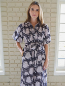 Lizzie Midi Dress in Ganache Floral