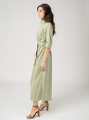 The Eloise Dress in Moss Arrow