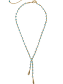 Sabine Y Necklace in Turquoise