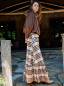 Bader Blouse in Downtown Brown