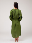 Paisley Veronica Dress in Olive Green