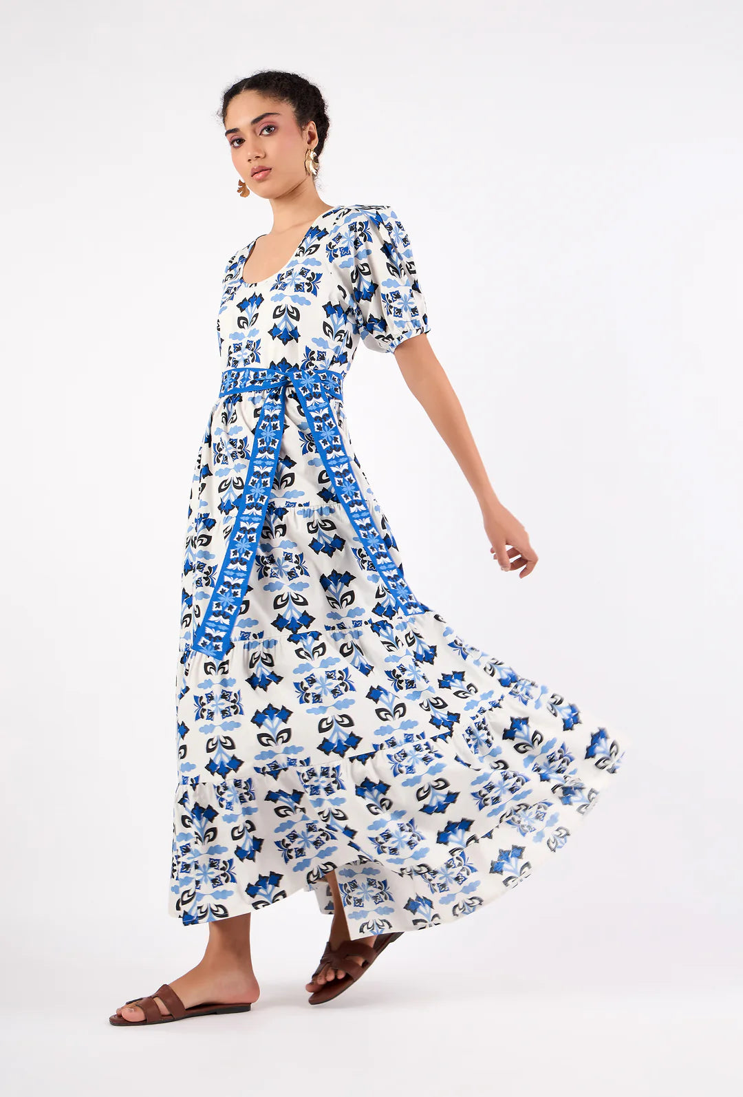 Daisy Dress in Papillon Cobalt