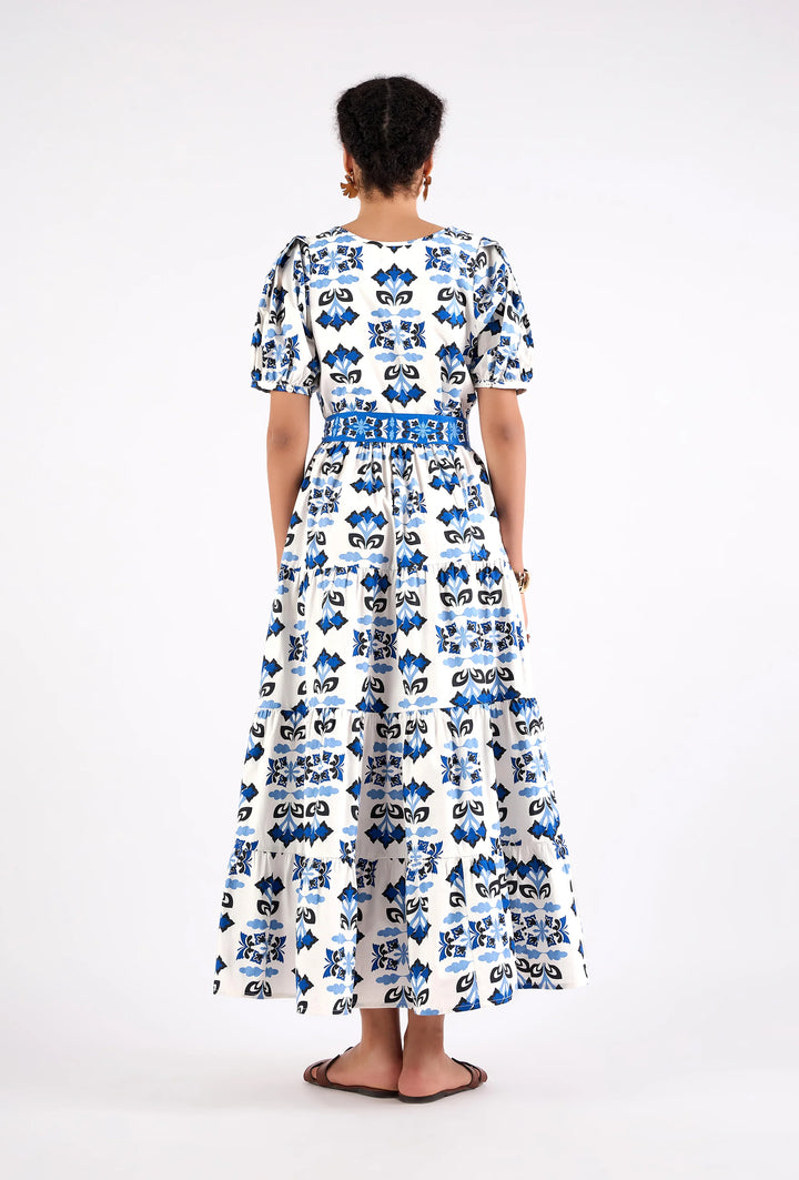 Daisy Dress in Papillon Cobalt