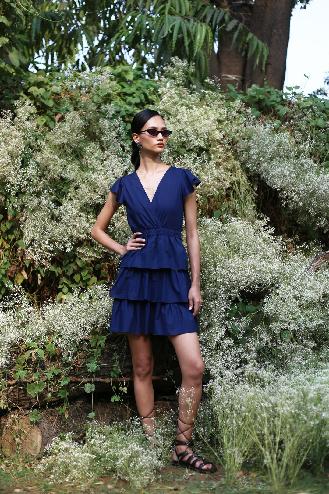 Cassie Dress in Navy