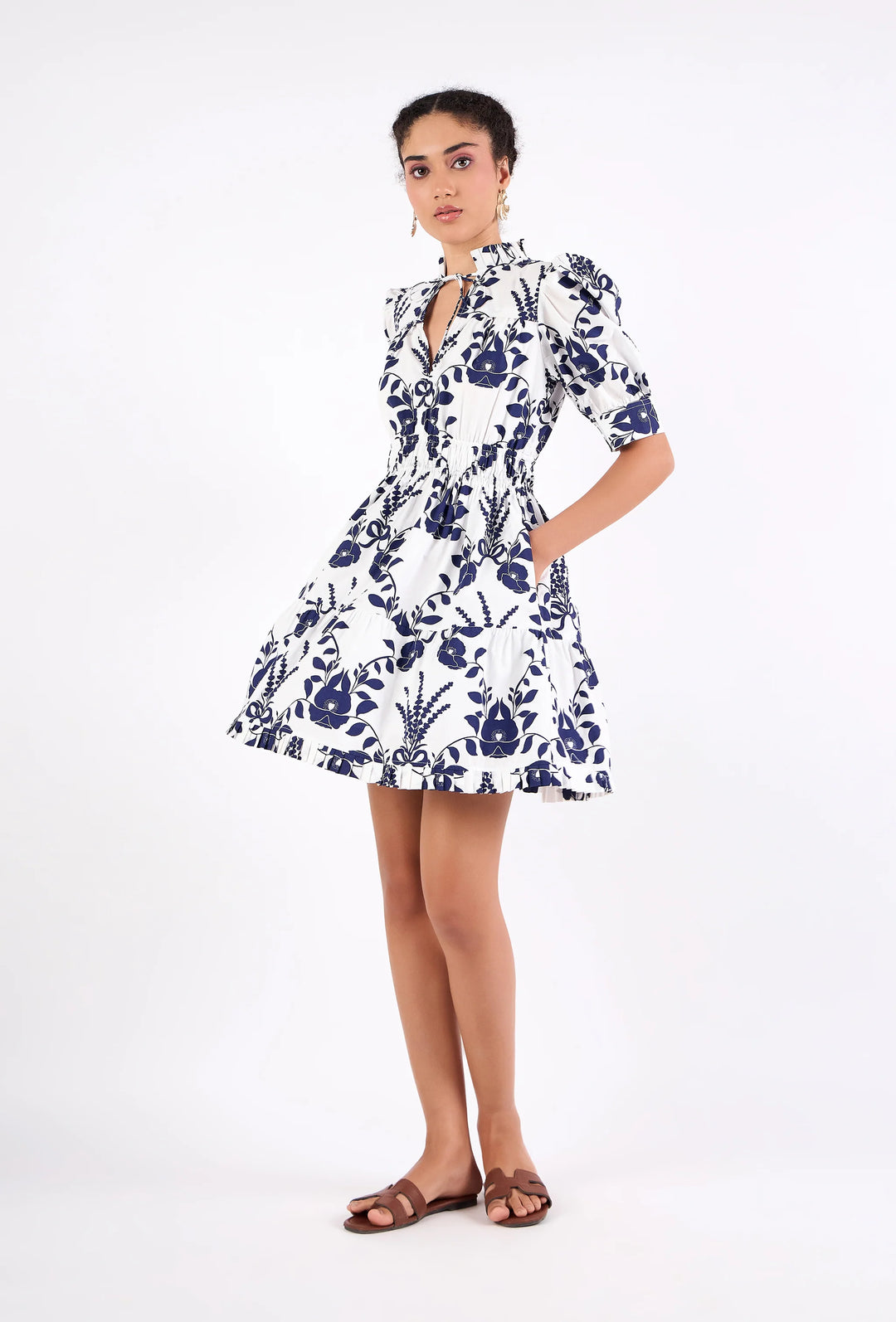 Alice Dress in Lavende Navy