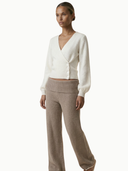 Mariya Wrap Cardigan in White