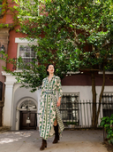 Marrakech Kaftan in Olive Marigold