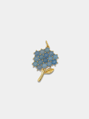 Blue Hydrangea Pendant
