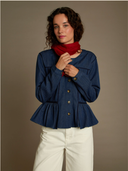 Lizzie Jacket in Indigo Twill