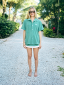 Terry Skirt in Bottle Green