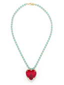 The Pink Reef Heart of the Ocean Necklace in Ruby