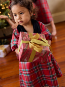 The Wren Dress in Holiday Plaid