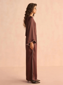 Peyton Blouse in Solid Ganache
